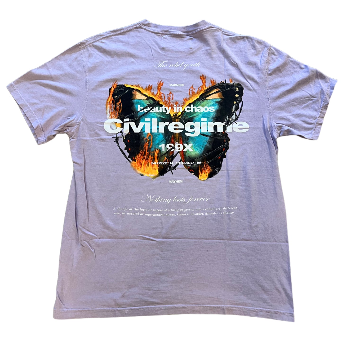 CIVIL REGIME RED LABEL TEE
