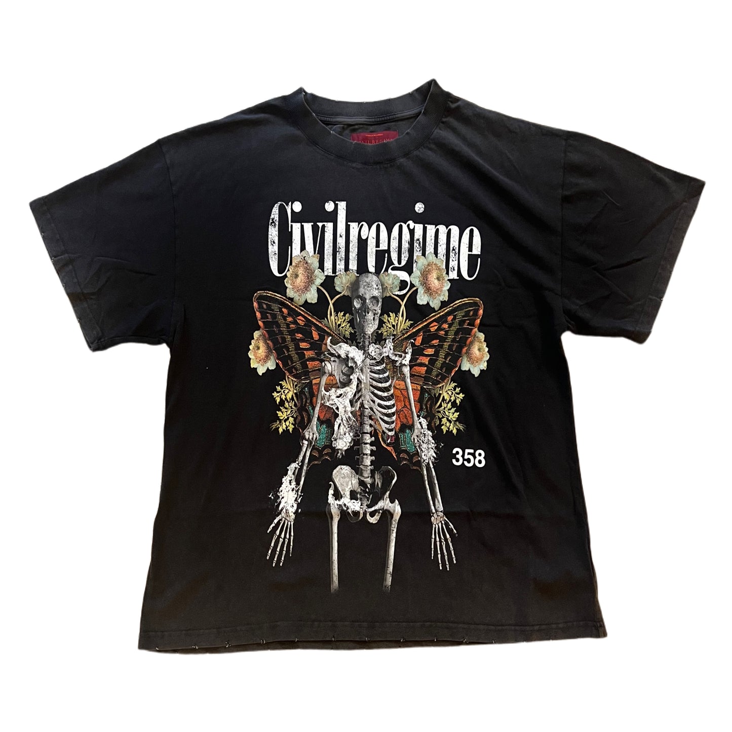 CIVIL REGIME RED LABEL BOXY TEE