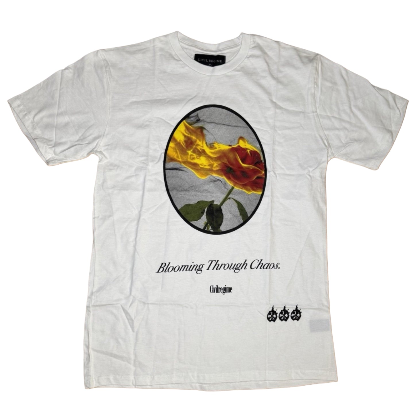 CIVIL REGIME BLOOMING THROUGH CHAOS TEE