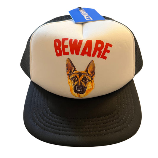 MARKET BEWARE OF DOG HAT